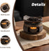 NeoNava Cedar Aromatherapy Burner & Ceramic Oil Warmer for Home & Office (Heat-Resistant Tile Baking Tray +
