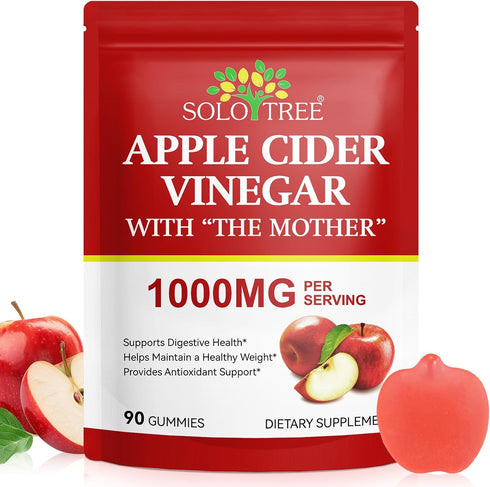 NIFEISHI Apple Cider Vinegar Gummies, (1000mg) Apple Cider Vinegar with Mother, (90Count) ACV