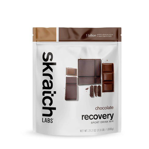 Skratch Labs Post Workout Recovery Drink Mix with Chocolate, 21.2 oz, 12 Servings, Gluten Free, Kosher, Vegetarian