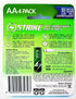 STRIKE BATTERIES 4 Pack 1.5V 3100mWh AA HIGH Capacity Battery Lithium Ion Smart LED USB-C Rechargeable with Charging