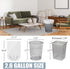 108 Count Small Trash Bags, 2.6 Gallon White Liners for Bathroom Office Bedroom Kitchen
