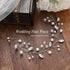 Jakawin Bride Pearl Wedding Hair Vine, Rhinestone Hair Piece, Crystal Bridal Accessories for Women HV192