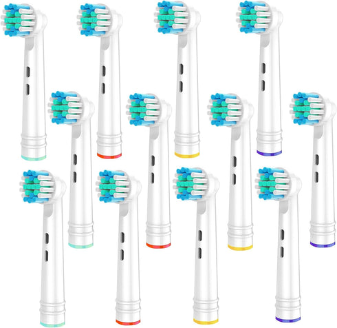 Replacement Toothbrush Heads, Precision Clean Brush Compatible with Oral-B 7000/Pro 1000/9600/5000/3000/8000 (8 Pack),