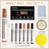 Furniture Markers Touch Up, 18 Colors Wood Markers Repair Kit with Wood Polish Wax for Scratches