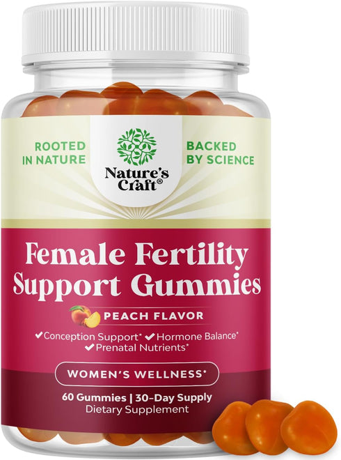 Fertility Gummies for Women Trying to Conceive - Yummy Gummy Fertility Supplement