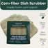 mibboom's (10 Dish Cloths, Scouring Pads, Non-Scratch Dish Scrubbers for Washing Dishes PCS)