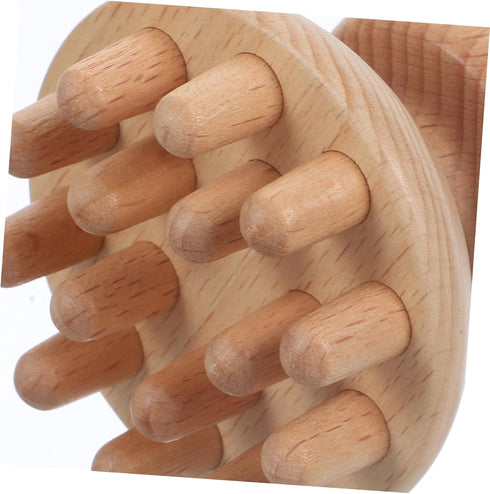Set 1 Set Didiseaon Wooden Massage Tool Portable Body Massager for Home Travel Torch Octopus Design