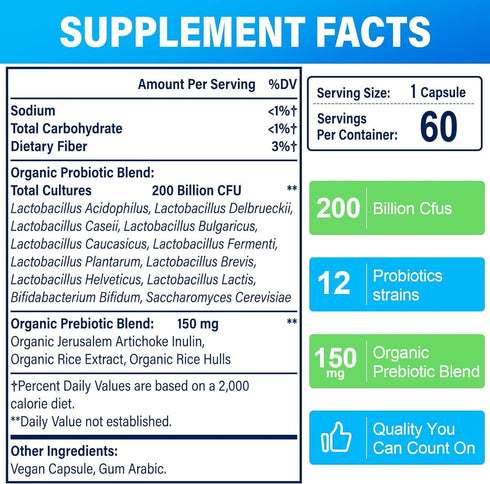 Probiotic, Probiotics for Women, Probiotics for Men, 60 Caps-327