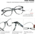VisionGlobal Blue Light Blocking Glasses for Women/Men, Anti Eyestrain, Stylish Oval Frame, Anti Glare (+1.50
