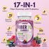 Gummies 7g 1, 60 90 Fiber for Adults - Sugar Free Fiber Supplement All in Probiotic Billion CFU & Prebiotic
