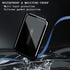 DUBSTAR Small Pill Organizer, Waterproof Travel Pill Box with 6 Compartments for Pocket Purse, Black Medicine Holder