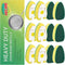 Dishwand Refills Sponges Heads, Non Scratch Dish Wand Replacement, Heavy Duty Scrub Dots Brushes for Kitchen