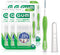 GUM Proxabrush Go-Betweens - Tight Interdental Brushes, Soft Bristled Dental Picks for Plaque Removal, 10ct (6pk)