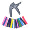 Dental Orthodontic Ligature Ties and Gun Dispenser, 1040pcs Orthodontic Elastomeric O-Rings