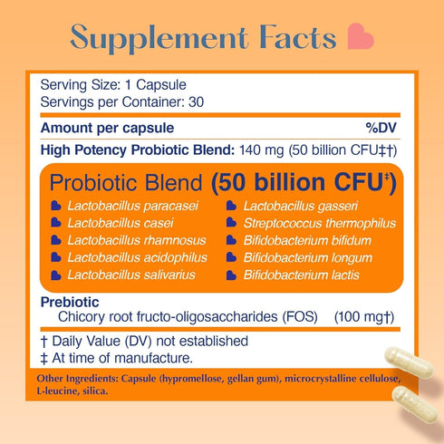 Lovebug Award Winning Maximum Strength, Rebuild & Restore Immune Microbiome, 25 Billion CFU for Digestive Health