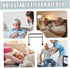 UWEOTYYY Bed Rails for Elderly Adults, Adjustable Metal Adult Bed Guard, Drill-Free Clip-On Safety Rails for Student