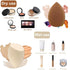 12 Pieces Multicolor Professional Makeup Sponge Set, Latex Free Soft Face Puffs, Cosmetic Applicator for Makeup Tools