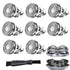 Shaver Replacement Blades for Skull Shaver Pitbull Gold Pro, Men's Electric Shaver Replacement Heads, 8 Count