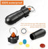 2 Packs Pill Keychain, Waterproof Pill Holder, Portable Aluminum Alloy Container for Outdoor Travel, Small Pocket Pill