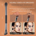 ENERGY Travel Eye Makeup Brush Set, 4PCS Eyeshadow Blending Eyeliner Kit with Portable Mirror Case