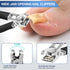 Toenail Clippers for Seniors, Wide Jaw Opening Heavy Duty Nail Clippers Set for Men and Women, 5 Pcs