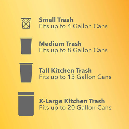 Glad ForceFlex MaxStrength Tall Kitchen Trash Bags | 13 Gal | Beachside Breeze | 90 Ct | Pack May Vary