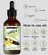 Vanilla Bean Essential Oil Warm Scented Oils for Air Freshener, Diffuser, Candle Making, 4 Fl Oz