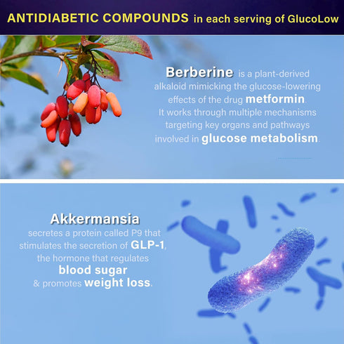 Immunity 90 Blood Sugar Support Colostrum Supplement w/ Bitter Melon, Probiotics Blend w/ Akkermansia & Prebiotic