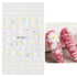 5 Sheets 3D Embossed Flower Nail Art Stickers Decals 5D Self-Adhesive Colorful Daisy Blossom Nail Supplies