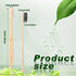 Sieral 60 Pcs Bamboo Toothbrushes, Extra Soft Bristle, Individually Wrapped Natural Toothbrush for Kids and Adults
