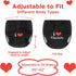 Littleforbig Adjustable Waterproof Cloth Adult Diaper Wrap - I Love Daddy Black