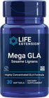 Life Extension Mega GLA Sesame Lignans – Borage Oil Supplement for Whole Body & Inflammation Health – 30 Softgels,