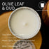 Rozzanguo 100% 5.2oz Luxury Textured Ceramic Jar Scented Candle | Non Toxic Natural Coconut & Soy Wax Blend Cotton Wick