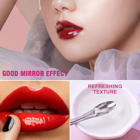 Transparent Lip Gloss, Moisturize Lip Gloss Base Oil for DIY Handmade Lip Balms, 1.69Fl.Oz