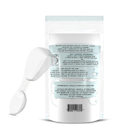 SKY HIGH SUDS 5 5 Pounds Borax & Pounds Washing Soda. Product of the USA. Resealable and Recyclable Bag.