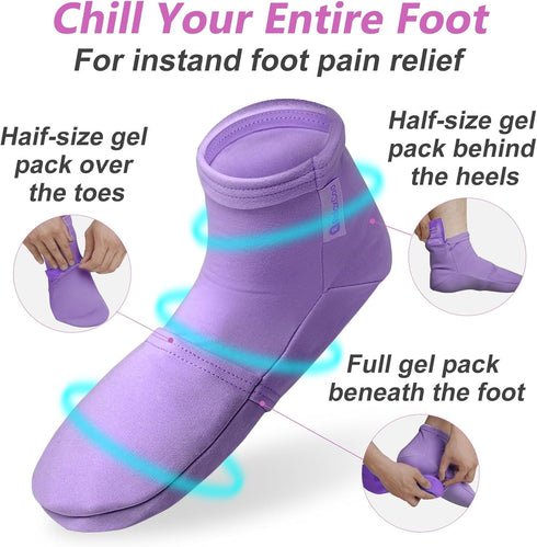 Cold Therapy Socks & Hand Ice Pack Cold Gloves for Chemotherapy Neuropathy, Ideal for Plantar Fasciitis, Arthritis