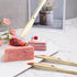 N9R 72 Pack Gold Plastic Knives, Durable Heavy Duty Utensils for Parties, Weddings, and Events