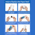 Lint Roller Refills - DELOMO Large Lint Roller Refill (6 Packs 540 Sheets) for Pet Hair, Cleaning Carpets and Clothing
