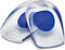 MEDCA Silicone Gel Heel Cushion Pads - Shoe Inserts for Plantar Fasciitis, Sore Heel, Bone Spur & Achilles Pain Relief,