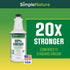 SimpleNature 80% (32 oz) Vinegar fl - Super Concentrated Vinegar for Heavy-Duty Cleaning Power for Home & Patio