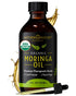 Mother Nature USDA Organic Moringa Seed Oil - 100% Pure Cold-Pressed Unrefined Oil for Face, Skin Care & Hair Growth (4