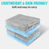 Lunluarai 4 Packs, Adult Bibs for Men and Women Reusable Terry Bibs for Elderly Senior, Waterproof Towel for Adults