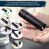 3 Pieces Portable Sealed Metal Container Bottles, Waterproof Travel Jars with Key Chain (3 Colors)