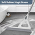 Multifunction Magic Broom, Silicone Squeegee Broom for Floor Cleaning, Easy Dry Glass Sweeper (Grey, 54 Inch)