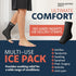 Reusable Ankle Ice Pack Wrap - Cold Compression Therapy for Pain Relief, Plantar Fasciitis, Sprained Ankles