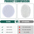 TNJPSEK 150 Pcs Essential Oil Diffuser Pads, Round Humidifier Aroma Cotton Pads, Mini Microfibre Perfume Diffuser Mat