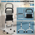 ZWPARTS 6 (30.7-36.6") 300lb Stand Assist Aid for Elderly - Adjustable Heights Capacity, Carbon Steel Frame, Non-Slip
