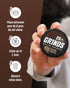 Grinds Coffee Pouches | Tobacco Free, Nicotine Free | 3 Cans of Black Coffee, 18 Pouches Per Can