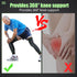 6 Pcs Long Compression Leg Sleeves, Full Knee Support for Men Women, Pain Relief for Arthritis and Swelling