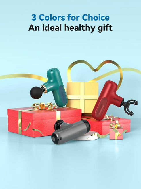 HEYCHY Super Mini Massage Gun, Percussion Deep Tissues Muscle Massager, Compact Sports Travel Massage Gun, Portable